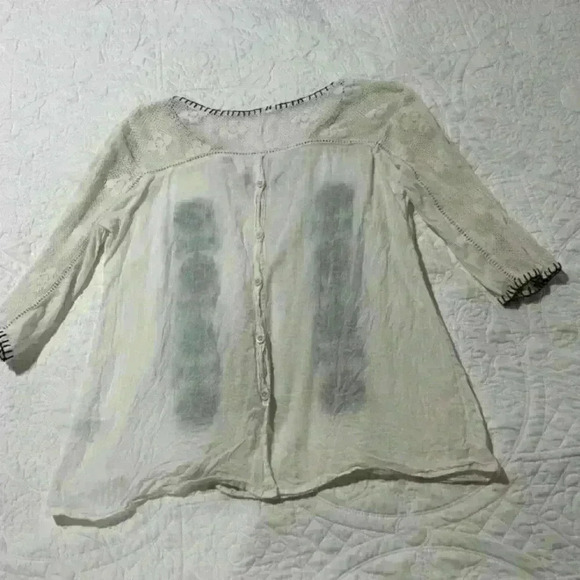 Bila‎ Peasant Blouse Size Small - Picture 4 of 5